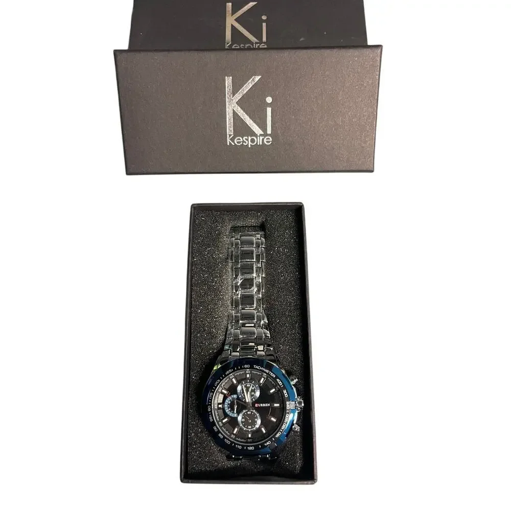 NWT CURREN 8023 Men's Wristwatch Quartz Stainless Steel Band